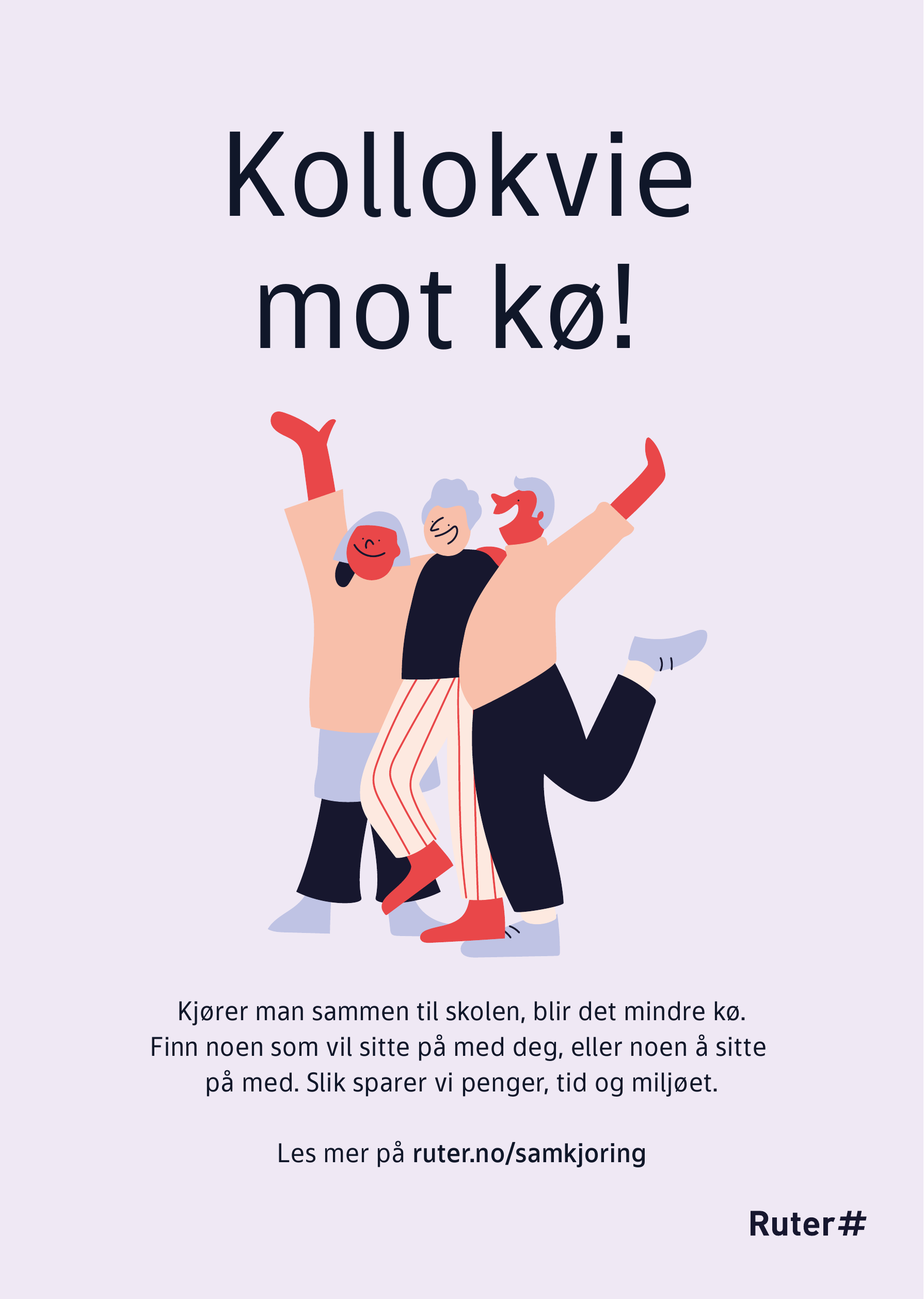 Plakat: Kollokvie mot kø