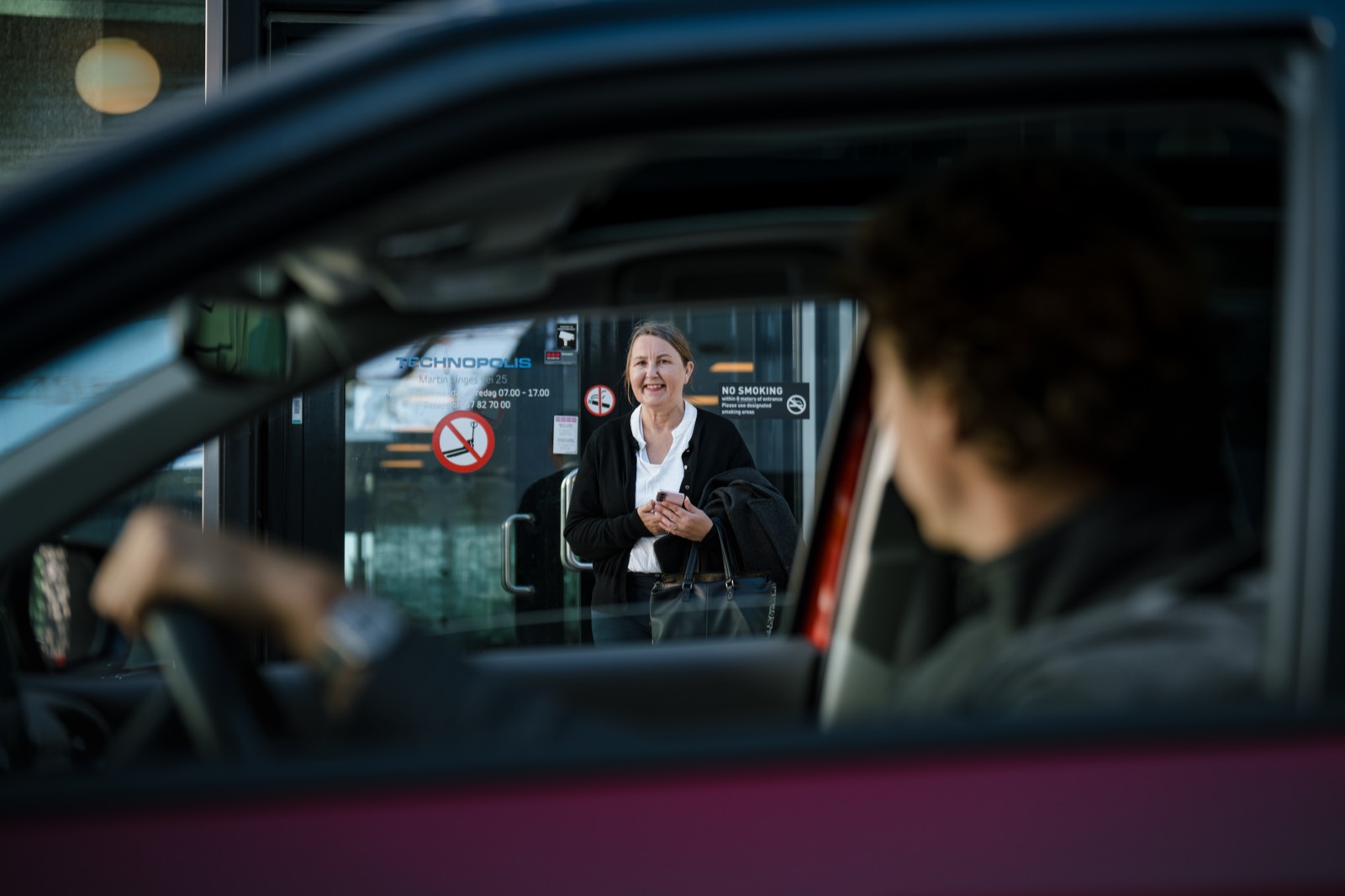 Samkjøring — ved parkeringsplass